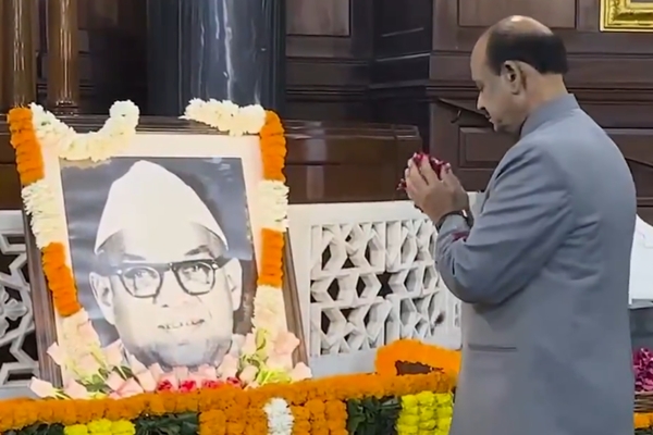 Lok Sabha Speaker Om Birla Pays Tribute to M. Ananthasayanam Ayyangar on Birth Anniversary