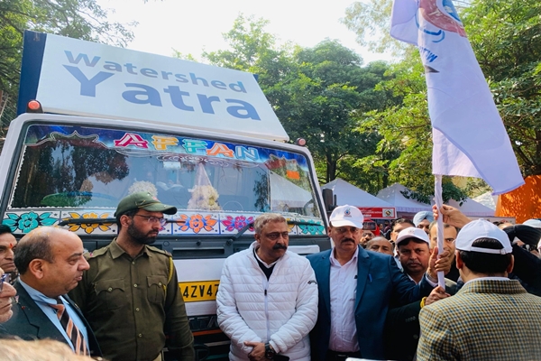 J&K Minister Javed Ahmad Dar flags off ‘Watershed Yatra’