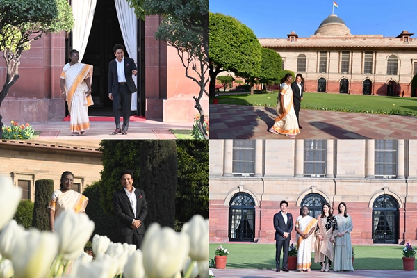 Sachin Tendulkar Meet President Droupadi Murmu at Rashtrapati Bhavan