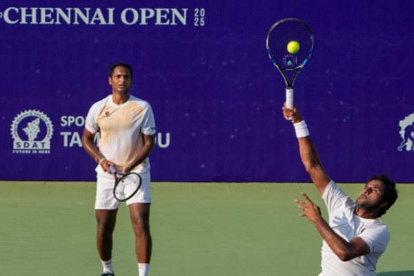 Indian men’s doubles pair Saketh Myneni & Ramkumar Ramanathan Enter Chennai Open Doubles Final