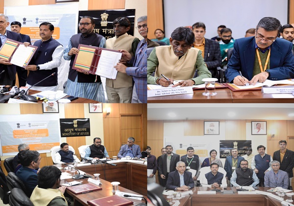 Ministry of Ayush & Social Justice Dept Sign MoU to Boost Senior Citizen Care & Combat Substance Abuse