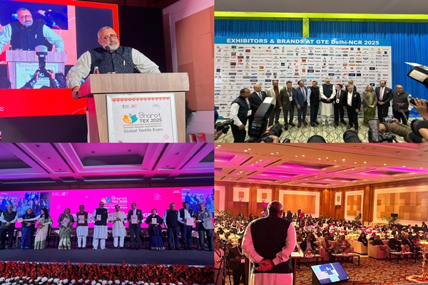 Union Minister Giriraj Singh Inaugurates Bharat TEX 2025, Aiming for $350 Billion Textile Market