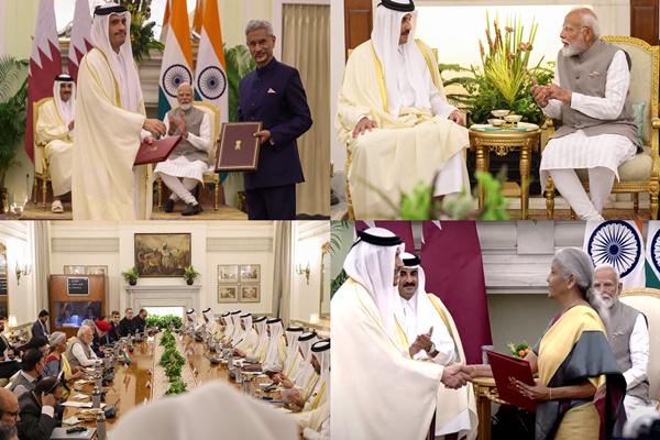 India & Qatar Sign MoUs on Strategic Partnership and Tax Cooperation