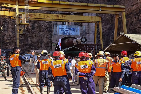 Telangana: 11 agencies deploy tech to rescue 8 trapped in SLBC tunnel