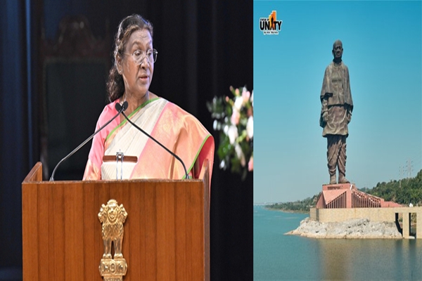 President Murmu to visit Statue of Unity, Ekta Skill Development Centre in Gujarat