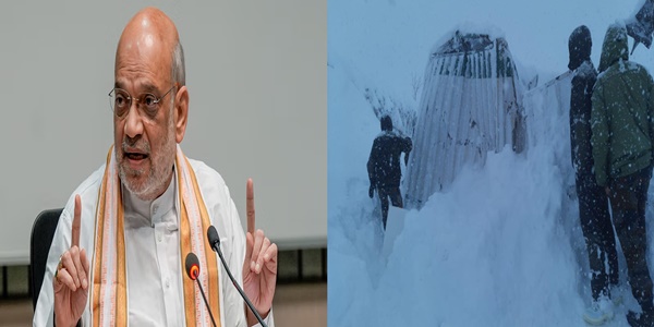 HM Amit Shah Assures Swift Rescue Efforts for 57 Workers Trapped in Uttarakhand Avalanche