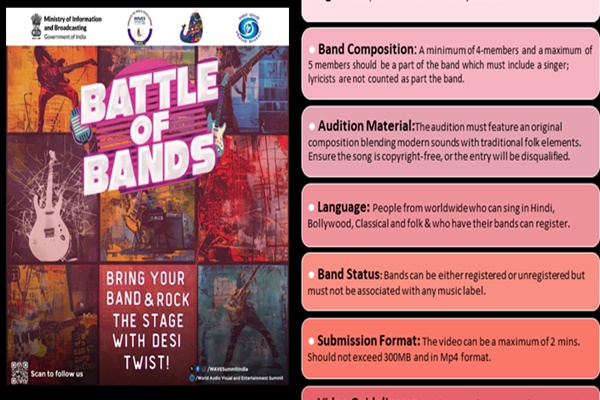 WAVES Announces Battle of Bands Global Challenge, Invites Registrations for Season 1