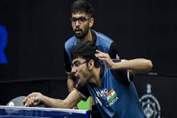 Singapore Table tennis: Manav Thakkar and Manush Shah enter Men’s doubles quarterfinals