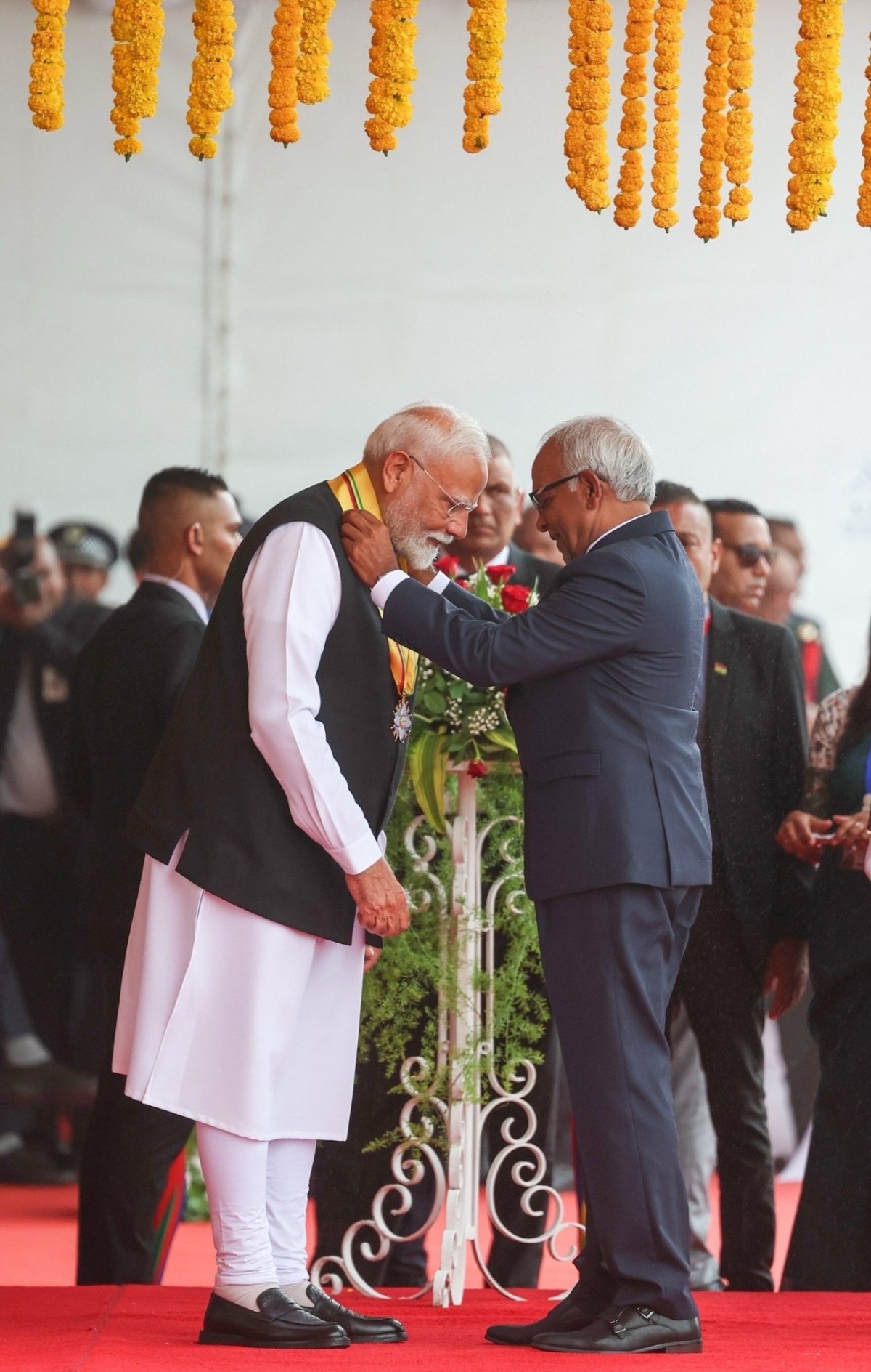 Mauritius President confers highest civilian award on Prime Minister Narendra Modi