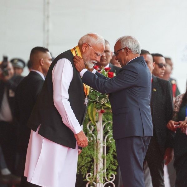 Mauritius President confers highest civilian award on Prime Minister Narendra Modi