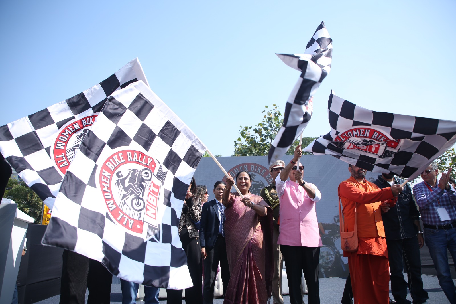 Delhi LG and CM flag off All Women Bike rally in National Capital