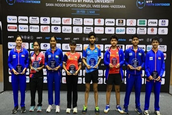 WTT Youth Contender: India sweeps all categories in Vadodara; claims 22 of 24 titles