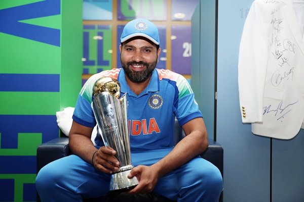 Rohit Sharma becomes 2nd-most successful Indian captain with two ICC titles