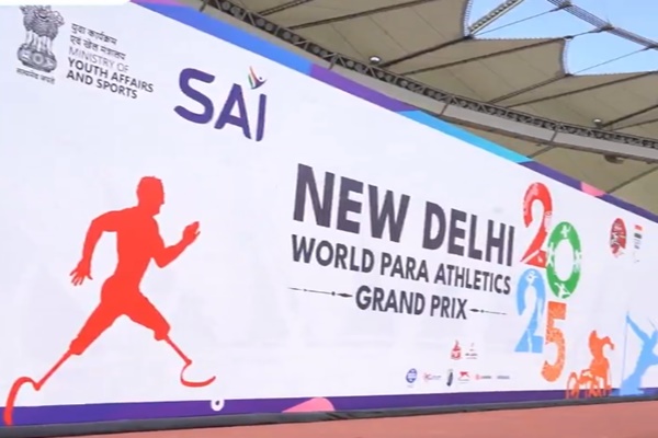 विश्व पैरा-एथलेटिक्स ग्रां प्रिक्‍स प्रतियोगिता नई दिल्ली के जवाहरलाल नेहरू स्टेडियम में शुरू