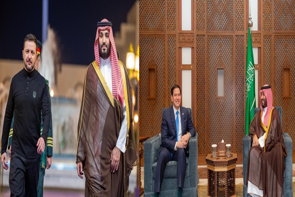 Saudi Crown Prince meets Ukrainian President Zelensky, US Secretary of State Rubio