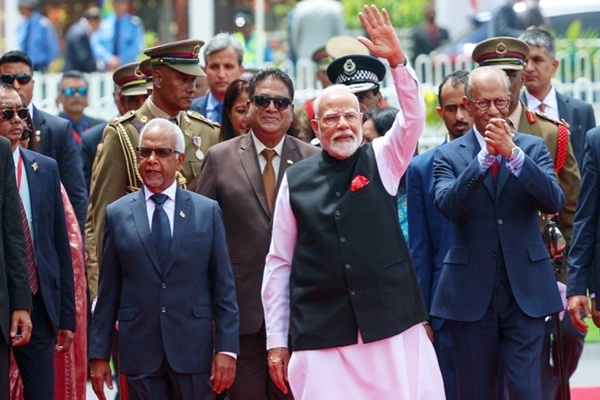 PM Modi returns home after concluding historic, fruitful 2-day visit to Mauritius