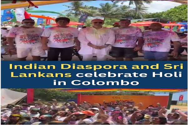 Indian Diaspora, Sri Lankans Celebrate Holi in Colombo