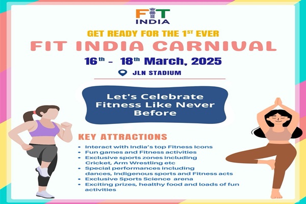 Union Minister Mansukh Mandaviya to Inaugurate Fit India Carnival in Delhi