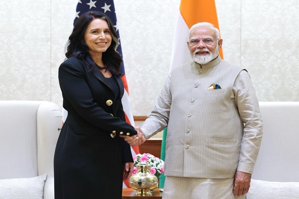 US Intelligence Chief Tulsi Gabbard praises constructive talks with PM Modi