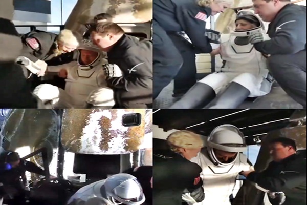 NASA astronauts begin 45-day rehab after 9 months in space