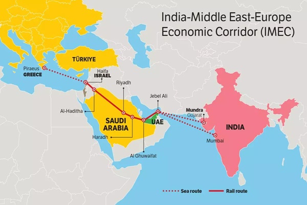 Significant momentum in India-Middle East-Europe corridor project