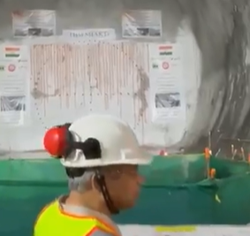 ऋषिकेश-कर्णप्रयाग रेल परियोजना के तहत पौड़ी गढ़वाल के जनासू के बीच टी-8 और टी-8-एम सुरंगों का निर्माण पूरा