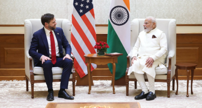 प्रधानमंत्री नरेंद्र मोदी ने नई दिल्ली में अमरीकी उपराष्ट्रपति जे डी वेंस के साथ वार्ता की
