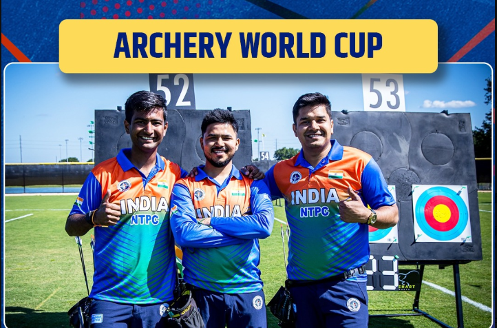 বিশ্ব তীরন্দাজী কাপ দ্বিতীয় পর্যায়ে ভারত আজ সাংহাইয়ে তিনটি পদক জিতেছে।