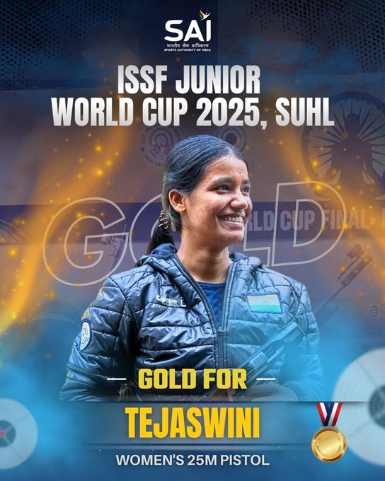 জার্মানির শুলে আয়োজিত আই এস এস এফ শ্যুটিং বিশ্বকাপে ভারত আরো একটি সোনা পেয়েছে।