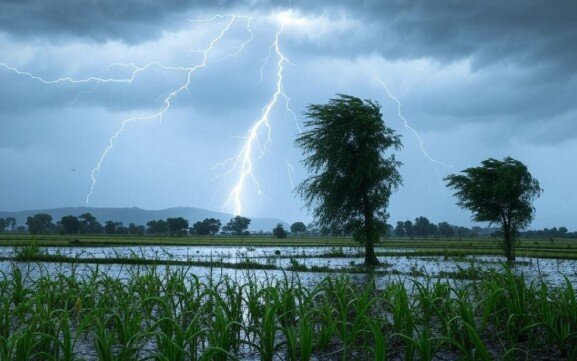 प्रदेश में आज से चार दिनों तक अधिकतर जिलों में आंधी, बारिश और वज्रपात की चेतावनी जारी