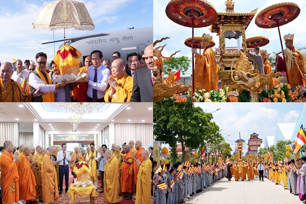 Lord Buddha’s Holy Relics Arrive in Vietnam for Vesak Celebrations