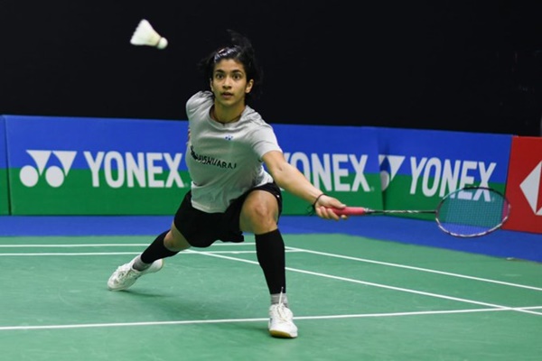 थाईलैंड ओपन बैडमिंटन चैंपियनशिप के दूसरे दौर के मुकाबले में थाई शटलर रत्चानोक इंतानोन से हारीं मालविका बंसोड़