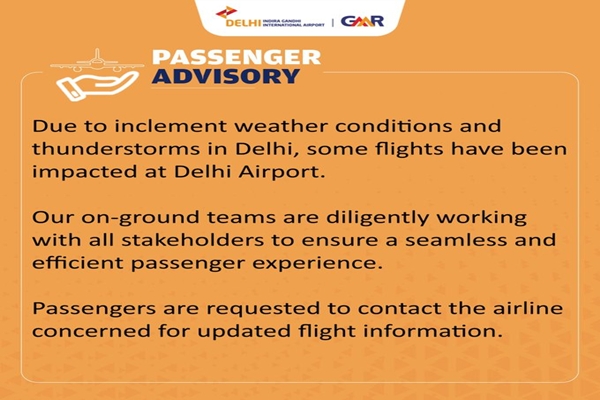 Heavy rainfall hits Delhi, causes waterlogging & disruptions