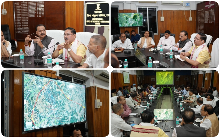 প্রধানমন্ত্ৰী মোদীৰ দৰং জিলা ভ্ৰমণ সন্দৰ্ভত মঙলদৈত চন্দ্ৰমোহন পাটোৱাৰী আৰু সাংসদ দিলীপ শ‍ইকীয়াৰ পর্যালোচনা বৈঠকত
