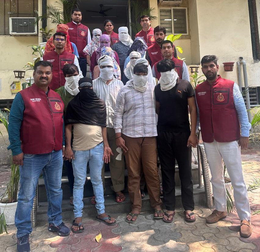 दिल्‍ली पुलिस की अपराध-शाखा ने एक बड़े साइबर धोखाधड़ी रैकेट का भंडाफोड़ किया