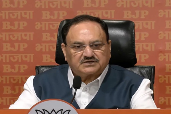 মোডী চৰকাৰৰ ১১ বছৰ সম্পূৰ্ণ হোৱা সন্দৰ্ভত নতুন দিল্লীত মন্ত্ৰী জে পি নাড্ডাৰ সংবাদমেল