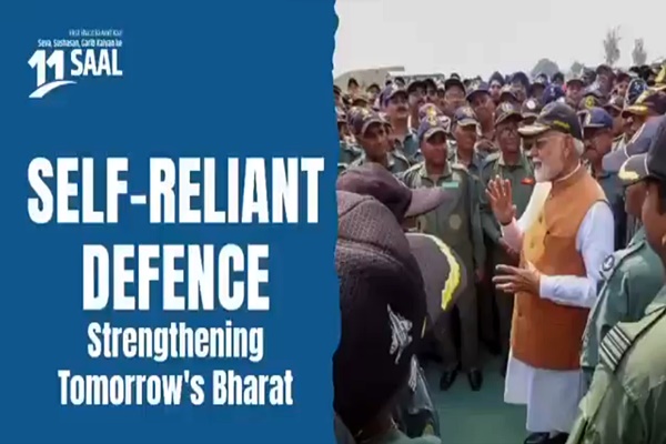 प्रधानमंत्र्यांच्या नेतृत्वाखाली ११ वर्षात देशाच्या संरक्षण खात्याचा कायापालट – संरक्षणमंत्री राजनाथ सिंग