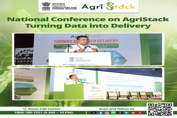 National Conference on Agri Stack: Turning Data into Delivery held in Delhi