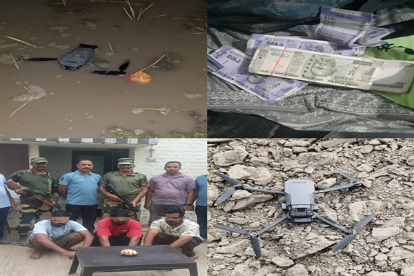 Punjab: BSF apprehends 3 narco-smugglers in Ferozepur