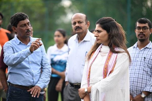 MoS Raksha Khadse reviews facilities, athlete progress at SAI Sports Training Centre in Agartala