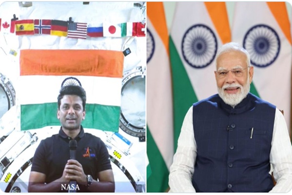 প্রধানমন্ত্রী নরেন্দ্র মোদী আজ আন্তর্জাতিক মহাকাশ কেন্দ্রে অবস্থানরত ভারতীয় মহাকাশচারী শুভাংশু শুক্লার সঙ্গে কথা বলেছেন।