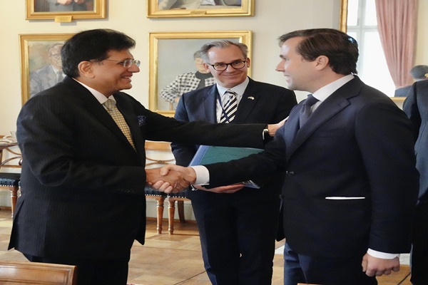 India, Sweden Discuss Stronger Ties in Trade, Clean Energy and Tech