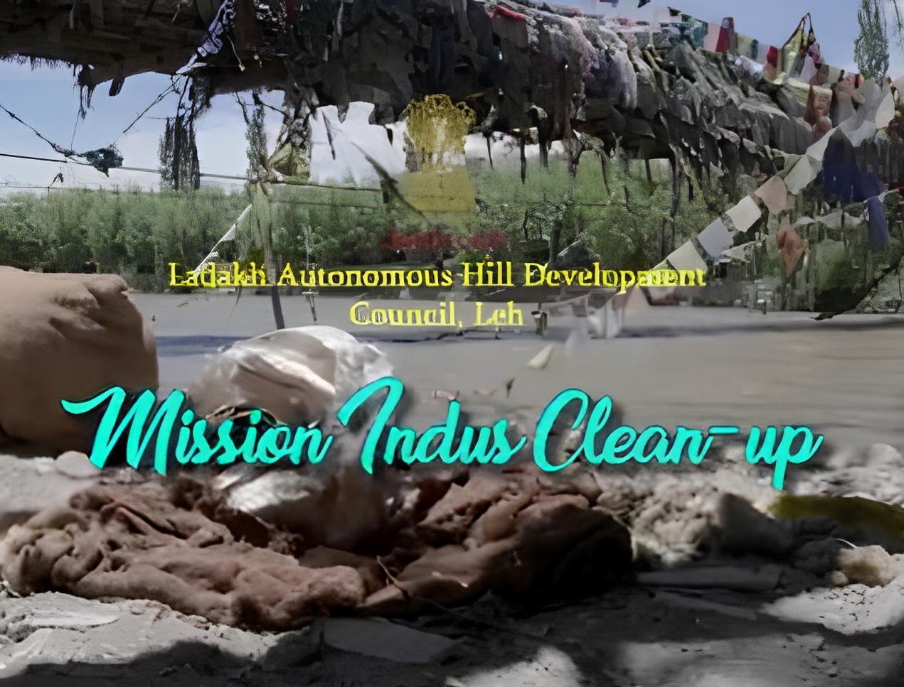 Ladakh declares August 12 as Safai Andolan Day for Indus River conservation