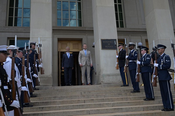 EAM Jaishankar & US Defence Secretary discuss plans for new 10 year framework