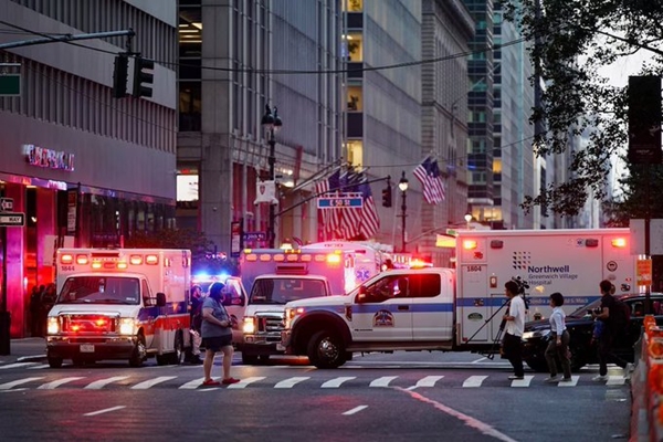 NYPD officer among 4 killed in central Manhattan shooting