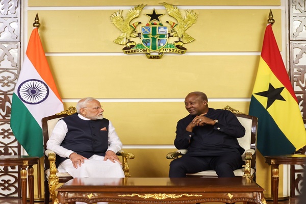 प्रधानमंत्री नरेंद्र मोदी घाना इथल्या संसदेत भाषण करणार