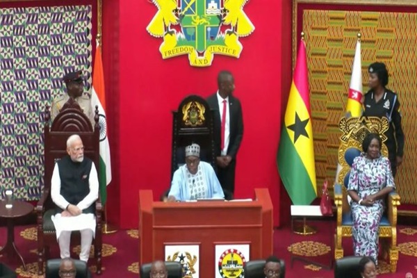 PM Modi highlights shared democratic values in his address to  Parliament of Ghana