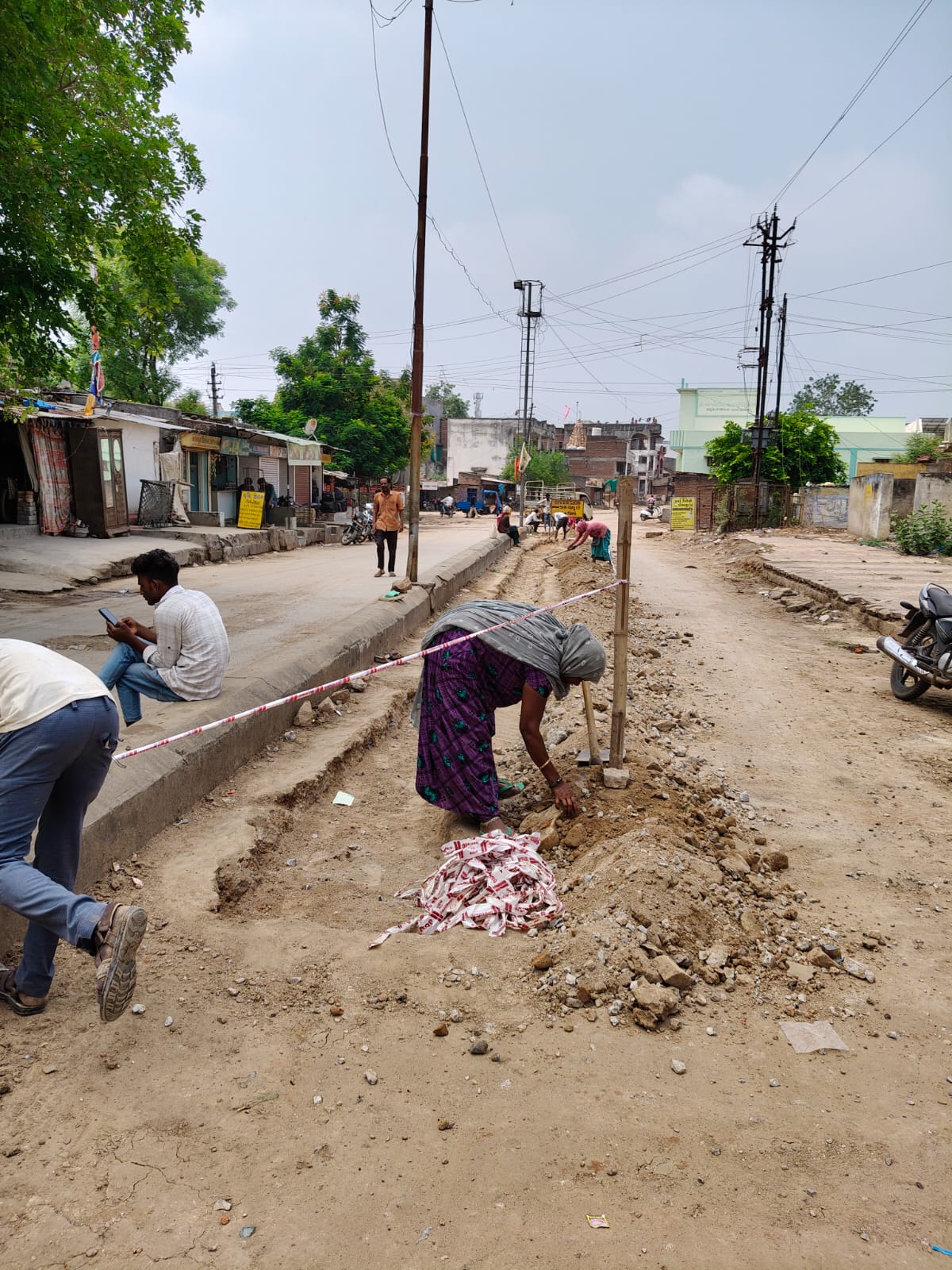 સાબરકાંઠા જિલ્લાની પ્રાંતિજ નગરપાલિકા દ્વારા તાત્કાલિક માર્ગની  મરામત કામગીરી કરવામાં આવી
