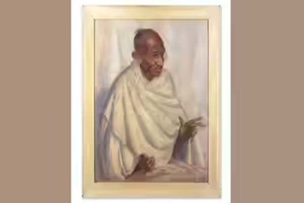 Mahatma Gandhi’s rare oil portrait sold for more than $200000 