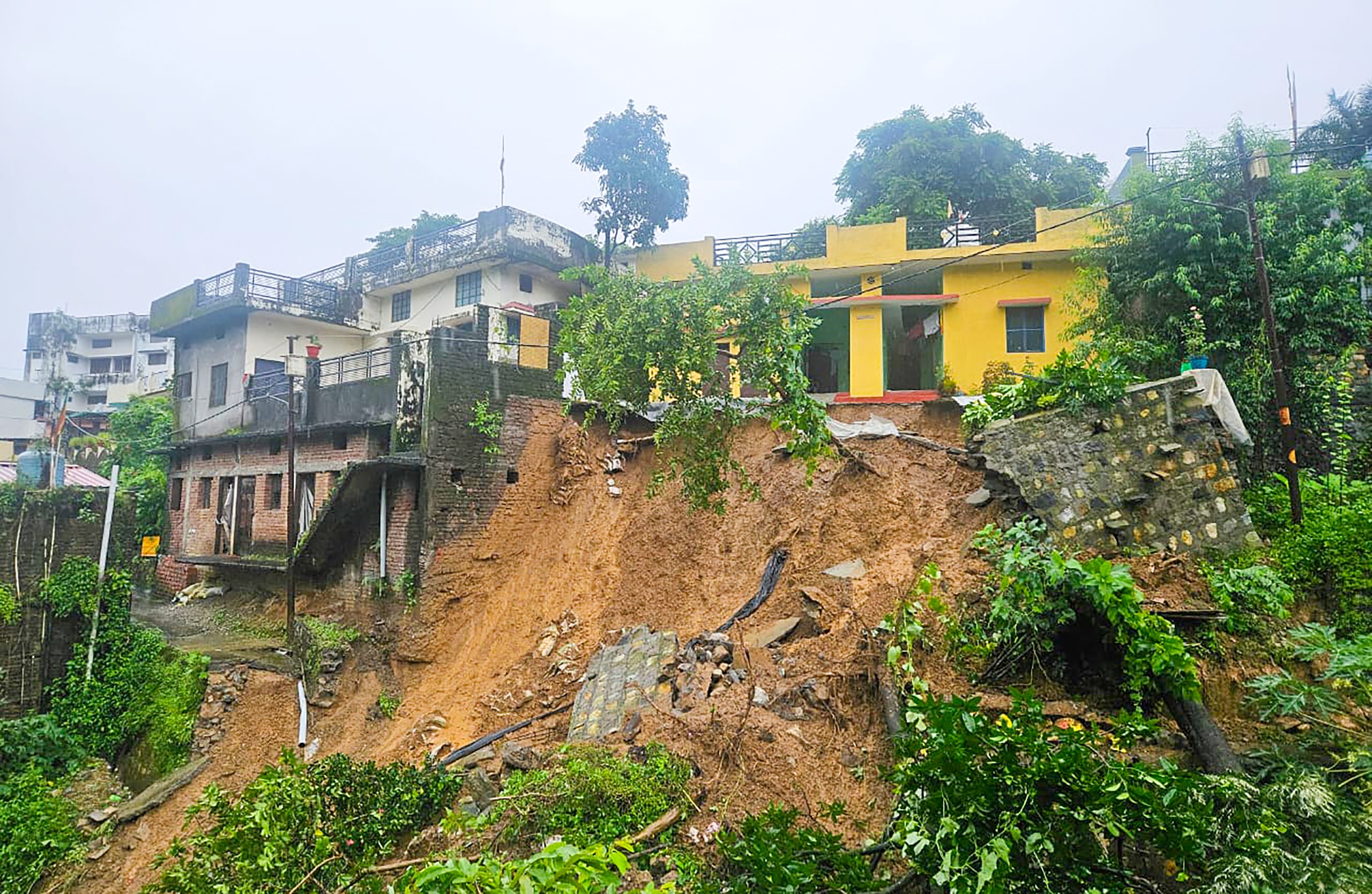 Heavy Rains Disrupt Life in Uttarakhand; Landslides and Flood Alerts Issued